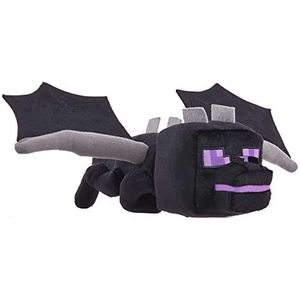 Mattel Minecraft Ender Dragoon Pluche Figuur met Licht en Geluiden, Video-Game Verzamelobject, Cadeau voor Fans van 3 jaar oud & OuderHGV56