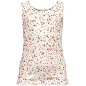 NAME IT Meisjes NKFVEMINNA Slim Tank TOP H shirt met lange mouwen, helder wit, 134/140, wit (bright white), 134/140 cm