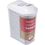 Keeeper Strooibus 1,5L wit/transparant