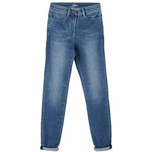 s.Oliver Meisjes Skinny: Jeans met warme binnenkant, blauw, 164 cm