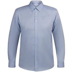 boundry Heren business overhemd 31923985-BO02, licht jeansblauw, 37, Helder jeansblauw, 37