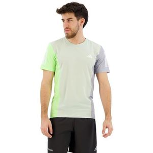 adidas Heren bezitten The Run Colorblock T-shirt, XXL