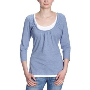 ESPRIT Damesshirt/T-shirt, P21624, grijs (526 Moonstone), 44