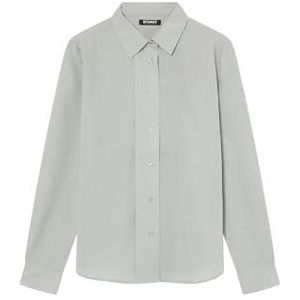 ECOALF - Dames Trimalf shirt met lange mouwen Tencel Lyocel Classic Fit dameshemd dameshemd, maat XL, lichtgroen, Rosa Roja, XL