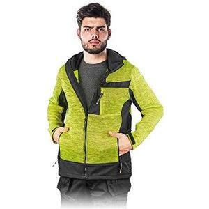 Leber&Hollman LH-Falke_Ybm beschermende jas, geel-zwart, maat M