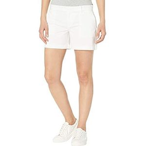 Tommy Hilfiger Women's Hollywood 5"" Chino Short, White, 10