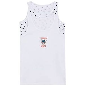 DeFacto Mouwloos body voor jongens bovenwijdte voor jongens (wit, 3/4 Y), wit