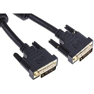 RS PRO DVI-kabel A DVI-D Dual Link - stekker B DVI-D Dual Link - stekker, 2m PVC zwart