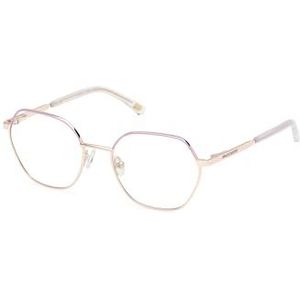 Skechers Unisex's Df-se50003 brilmonturen op recept, glanzend roségoud, 50 (M), Glanzend roségoud., 50