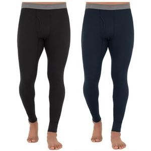 Fruit of the Loom Pyjamabroek voor heren, Zwart/Navy, XXL