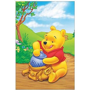 Artopweb EC40122 Disney - Winnie Pooh, hout, kleurrijk, 60 x 1,8 x 90 cm