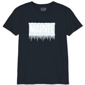 Marvel T-shirt voor jongens, Marine., 8 Jaren