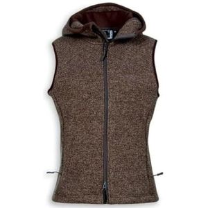 Tatonka Style dames ""Gavan Lady Vest"" fleece vest, maat 40, donkerbruin