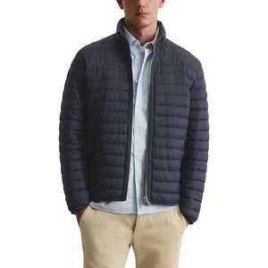 Marc OPolo Gewatteerde herenjas met opstaande kraag, licht, blauw (I), S