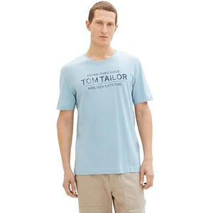 TOM TAILOR T-shirt voor heren, 26298 - Calm Cloud Blue, XXL
