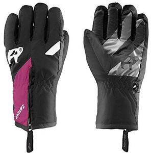 Zanier Unisex Jeugd 12258-2067-2 handschoenen, zwart, fuchsia, 2