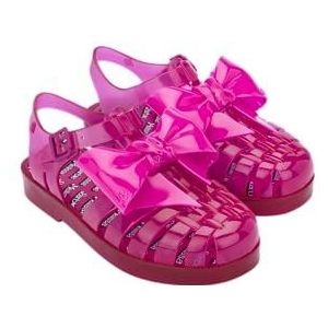 melissa Mini Possession + Barbie Inf, platte sandalen voor meisjes, Roze, 33 EU