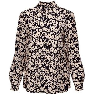 Seidensticker Dames Regular Fit lange mouwen Blouse, donkerblauw, 34, donkerblauw, 34