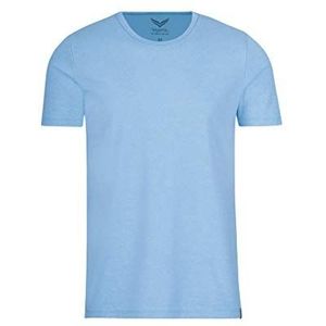 Trigema T-shirt voor meisjes, blauw (Iceblue-melange 240), 104 cm
