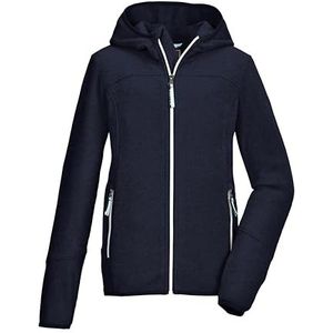 killtec meisjes Gebreid fleecejack/fleecejack met capuchon KOW 347 GRLS KNTFLC JCKT, dunkelnavy, 176, 42139-000