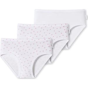 Schiesser Mädchen 3 PACK Slips Unterwäsche Feinripp - 100% Organic Bio Baumwolle - Größe 92 bis 140