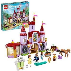 LEGO 43196 Disney Belle en het Beest Speelgoed Kasteel uit de Film Belle en het Beest met Prins en Prinses Pop