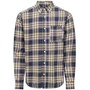 ONSRAL LS Slim Check Shirt, Kangaroo/Checks: Dress Blues, L