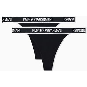 Emporio Armani - Iconic Logoband - Tanga - 2 Eenheden