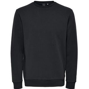 ONLY & SONS Heren Onsceres Crew Neck Noos Sweatshirt, navy, L