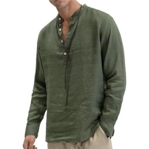 Gianni Lupo GL7618S-S23 hemd, groen, XL heren, Groen