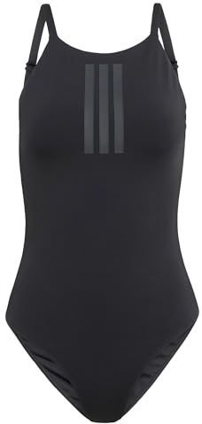 adidas Mujer ICONISEA RIBBED PADDED THIN STRAPS SWIMSUIT, Aurora Coffee, 42