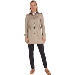 Tommy Hilfiger Heritage Single Breasted Trench overgangsjas voor dames, beige (medium taupe), 3XL
