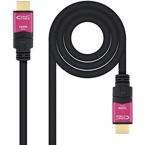 NANOCABLE 10.15.3720 HDMI-kabel V2.0, 4 K, 60 Hz, 18 Gbps, met repeater, zwart, 20 m