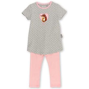 Sigikid Meisjespyjama pyjamaset, roze/vos, 80