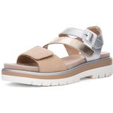 ARA - Malaga - Damessandalen - Shell Zand Zilver - 43 EU