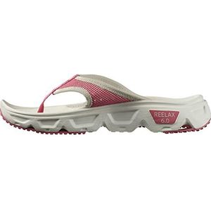 Salomon Reelax Break 6.0 Damesslippers, gevoerde stabiliteit, naadloze voetsteun, Tea Rose Vanilla Ice Tea Rose, 45.50 EU