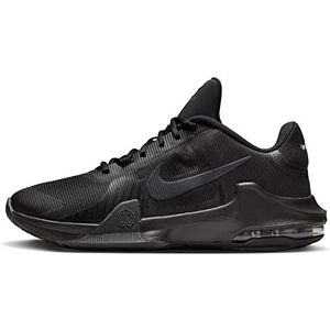 Nike Air Max Impact 4, basketbalschoenen voor heren, zwart, zwart, antraciet, Off Noir, 47 EU