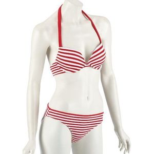 Tommy Hilfiger STRIPE WIRED 1H81115709 damesbadmode/bikini's, maat 38/ cup C, rood (appel rood 611), rood (Apple Red), 38