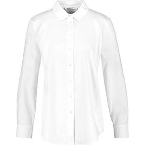 GERRY WEBER Edition Dames 860037-66435 blouse, wit/wit, 40, wit-wit