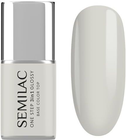 Nagellak - Blanc Neige Éclatant - Crème - 3 in 1 Formule