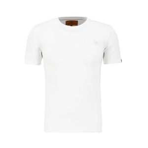Alpha Industries - X-Fit Rib T-Shirt - Wit - Korte Mouwen