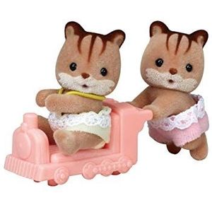 Sylvanian Families - Het dorp - De roodharige eekhoorn tweeling - 5421 - Tweelingen en baby's - Mini Poppen