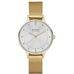 Anita Lille Gold-Tone Steel Mesh Watch