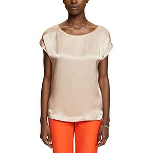 ESPRIT Collection Dames 043EO1K310 T-shirt, 261/LIGHT Taupe 2, S, 261/Light Taupe 2, S