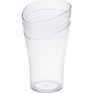 Homecraft Deluxe Nosey Cup, ergonomisch gevormde beker met uitsparing voor stabiele en vaste drinkpositie, functionele drinkhulp elimineert tikken op het hoofd, onbreekbaar materiaal, bekerinhoud 250