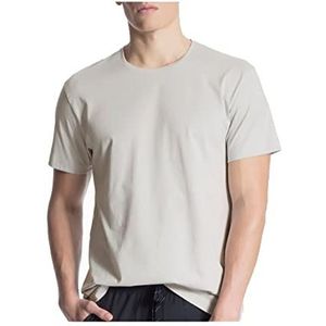 CALIDA Heren Remix Basic T-shirt, fog, 50 NL