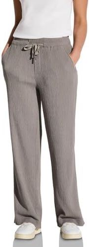 Harembroek - Vintage Stone - Met Structuur - Hoog Taillehoogte - Elastische Band