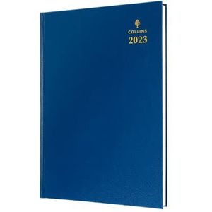 Collins Bureau A4 Week to View 2023 Dagboek - Blauw (40.60-23) - Complete Business Planner, Agenda en Journal Organizer