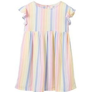 TOM TAILOR meisjes jurk, 35360 - Multicolor Stripe, 128/134 cm
