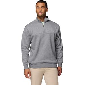 Columbia Hart Mountain II Wandelhemd voor heren, halve ritssluiting, Donkergrijs, XXL
